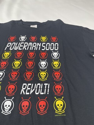2000 \" POWERMAN 5000 \" バンドTシャツ Vintage powerman 5000 tour tee - BIDSTITCH