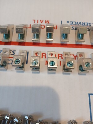 Lot of 20 SUNPOWER/ILSCO Grounding Lug 008009P  Mounting lug 20pc.