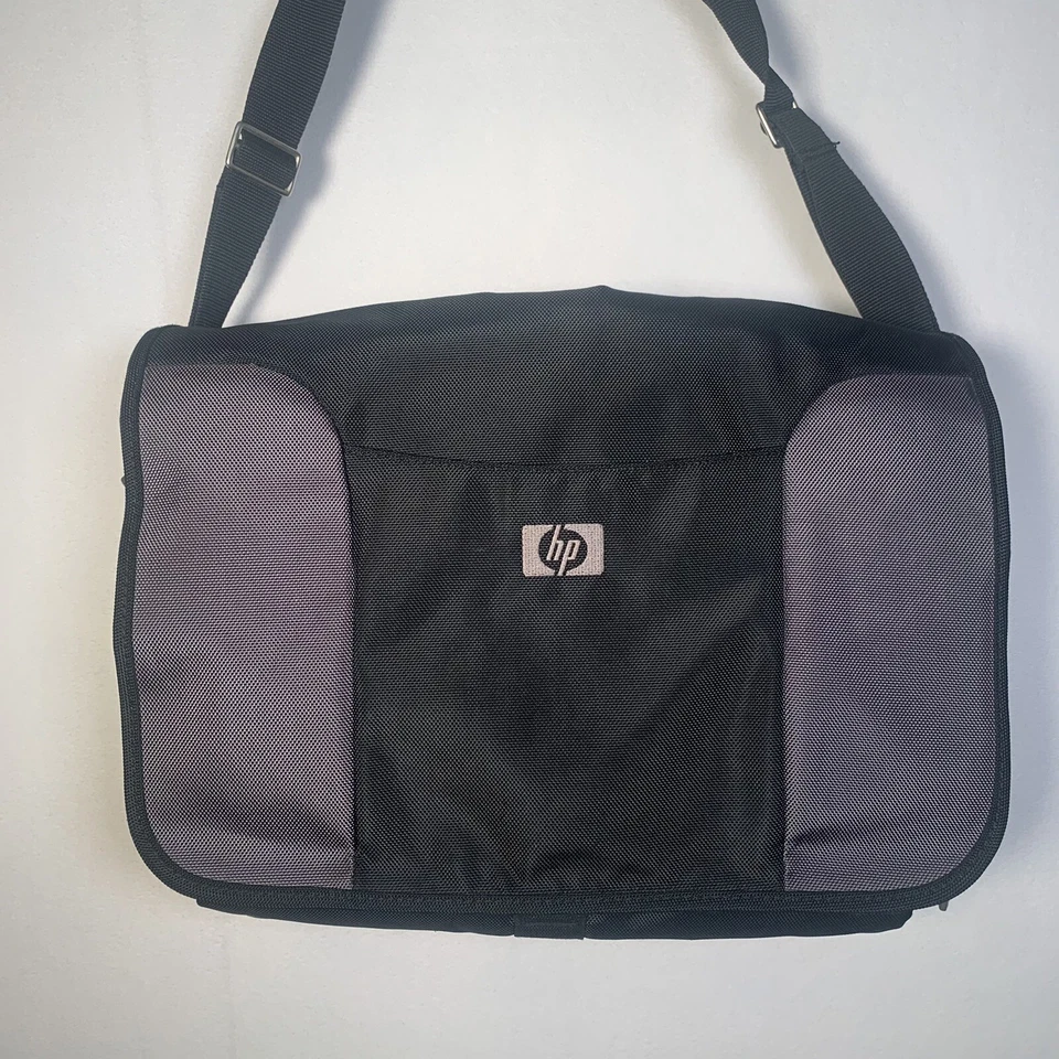 HP Laptop Bag Executive Briefcase Adjustable Shoulder Carry Canvas Computer - Image 3 of 4