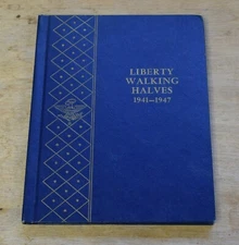 Whitman Liberty Walking Halves 1941-1947 Coin Album No. 9424