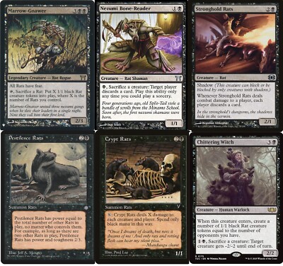 Custom Commander Deck - Marrow-Gnawer - Rats Updated - EDH Magic Cards - NM  | eBay