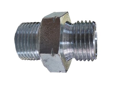 HD Nippel BSP Stahl Hochdruck Doppelnippel Airless 500bar 16x1,5mm x AG 1/4''