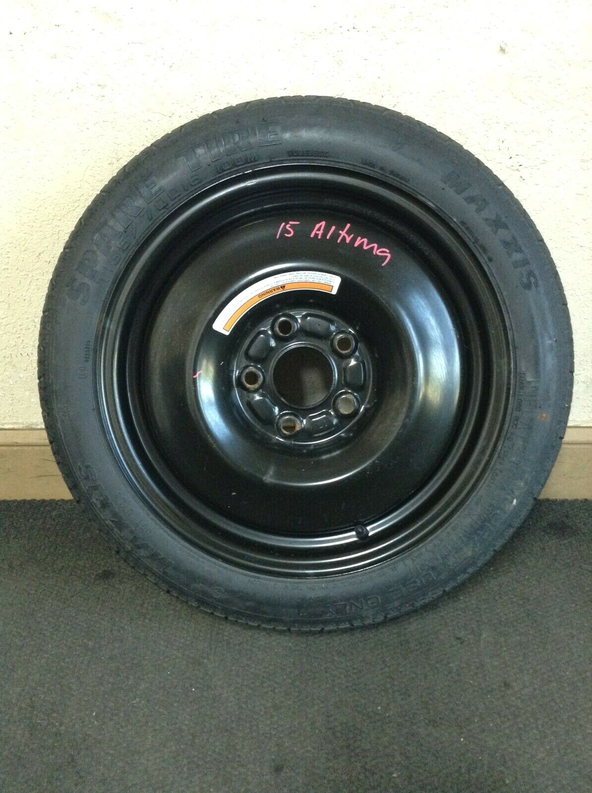 2014 2018 NISSAN ALTIMA SPARE TIRE/ DONUT T135/70D/16 OEM eBay