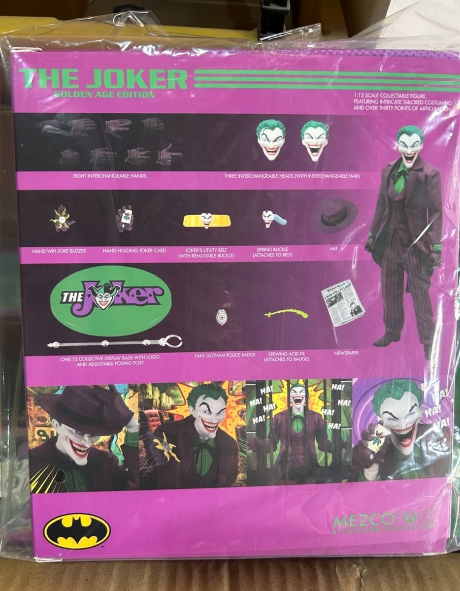 MEZCO ONE:12 Joker Golden Age Edition 1/12 Action Figure In
