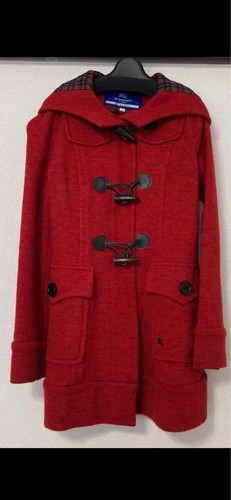 Cappotto donna Burberry Blue Label colore rosso vestibilità asiatica taglia 38 (US:S) originale