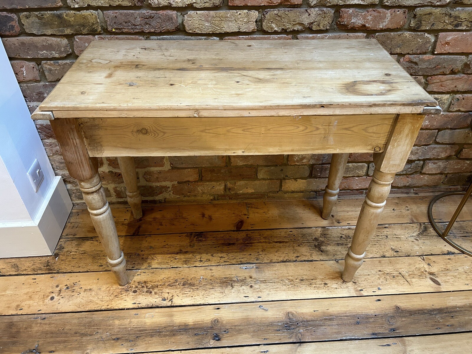Victorian Pine Desk/small table eBay
