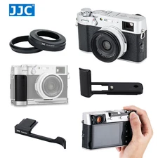 JJC Hand Grip Lens Hood Thumbs Up Grip 3-in-1 For Fujifilm X100VI Digital Camera