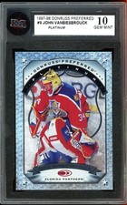 1997-98 Donruss Preferred Platinum #9 John Vanbiesbrouck KSA 10 Gem Mint
