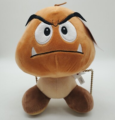 Super Mario Bros Goomba Mushroom Plush Doll Figure Stuffed Animal