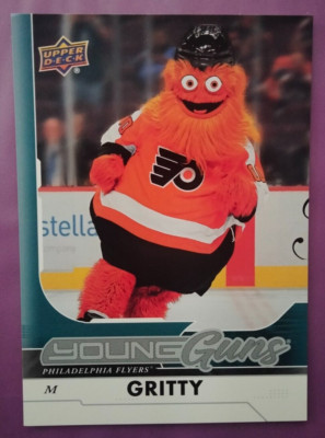 2018 UPPER DECK UD 5x7 YOUNG GUNS GRITTY RC ROOKIE Philadelphia FLYERS