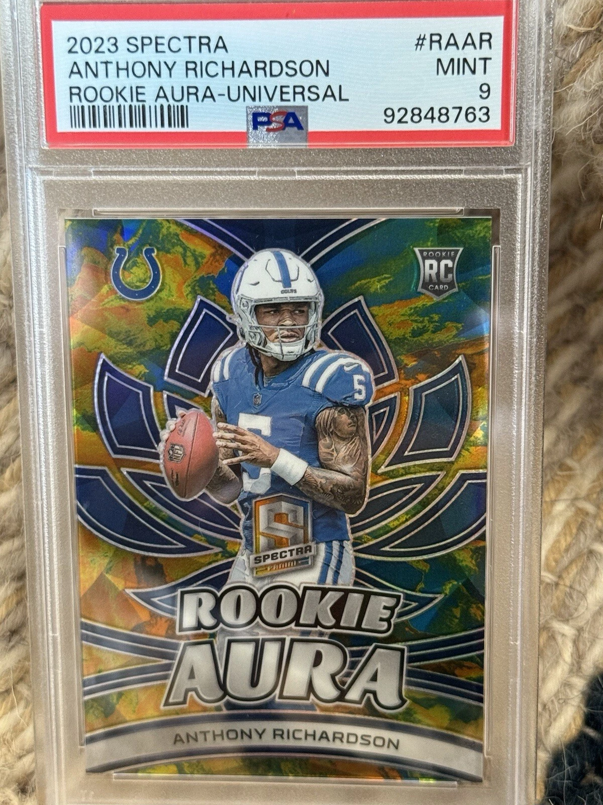 Anthony Richardson Panini Spectra Rookie Aura #RAAR Universal