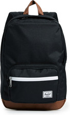 Herschel Pop Quiz Backpack, Black/Tan, Classic 22L 1038