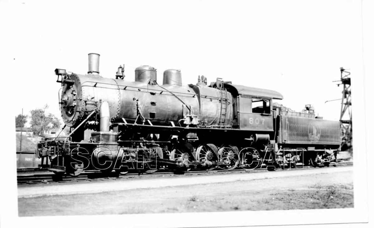 9F616 RP 1930s GREAT NORTHERN RAILROAD 4-8-0 ? LOCO #807 ST 9F616 RP 1930s GREAT NORTHERN RAILROAD 4-8-0 ? LOCO #807 ST