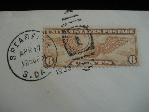 USA 1938 First Flight Cover - Spearfish to Cheyenne - Picture 2 of 3