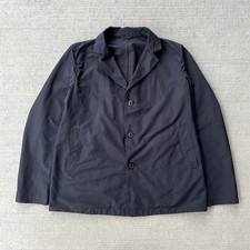 jil sander mens lightweight nylon blazer jacket in black size medium