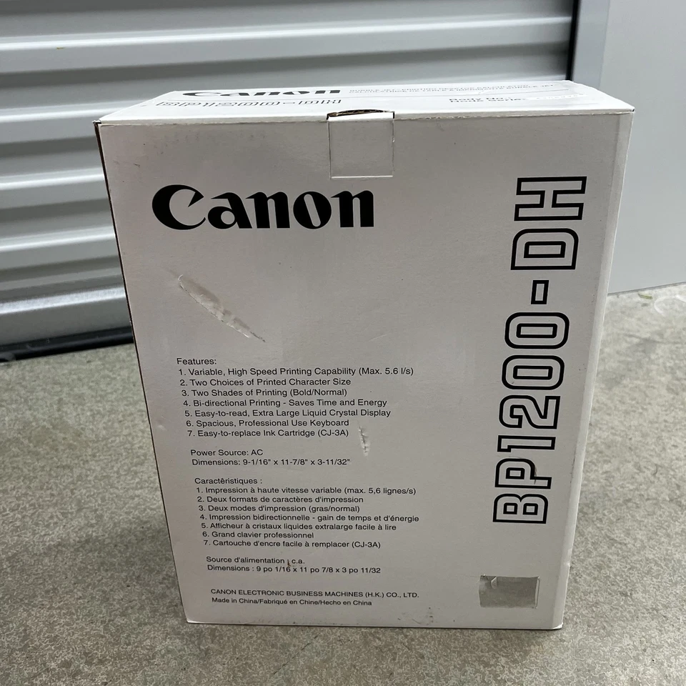CANON BP1200-DH Bubble Jet printing Calculator New In Box - Image 3 of 4