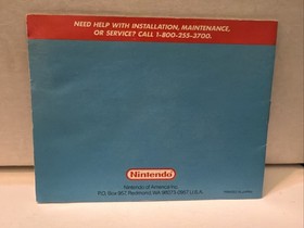 Yoshi's Cookie Nintendo NES Instruction Manual Booklet ONLY