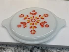 Vintage 70’s PYREX Friendship Milk Glass LID ONLY Cover 20-C 1