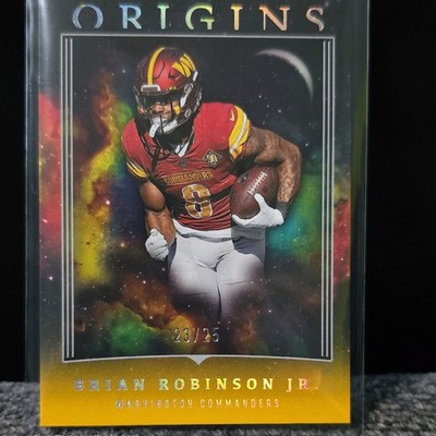 2023 Panini Origins Brian Robinson Jr. Gold/25 #93 Commanders