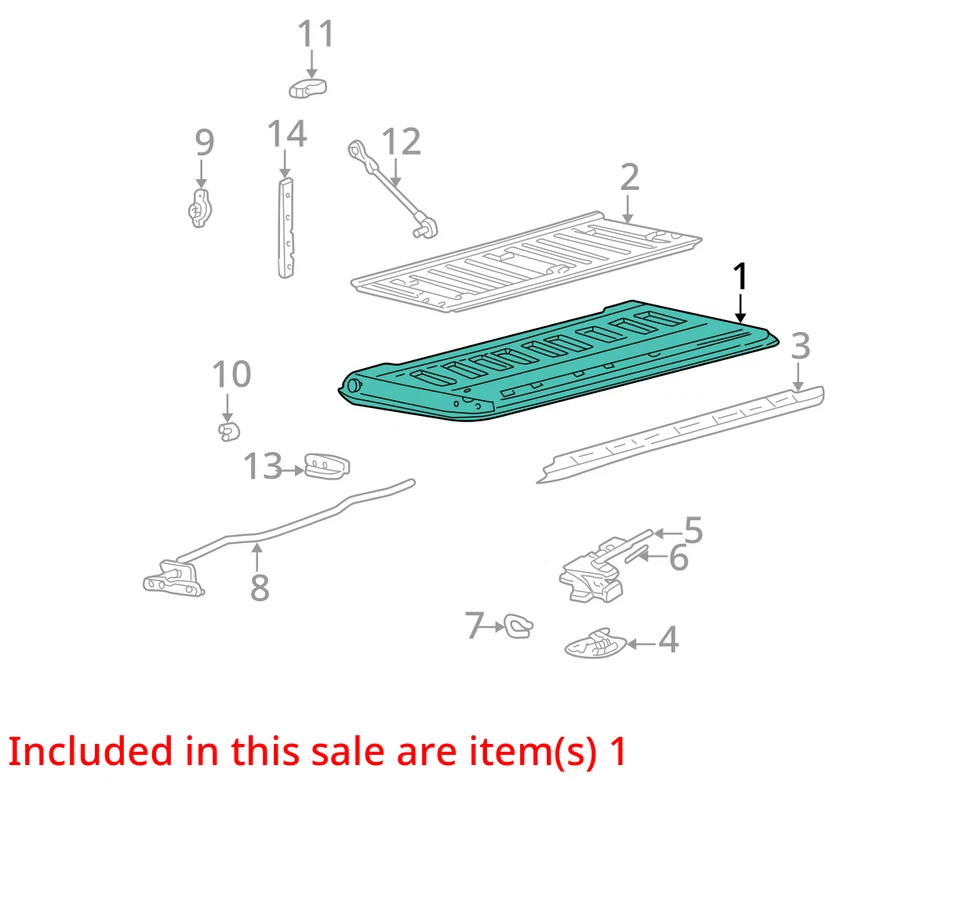 (LOCAL PICKUP ONLY) Trunk/Hatch/Tailgate Sport Trac Fits 01-05 EXPLORER 566540 Foto 2 de 3
