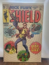 Nick Fury, Agent of Shield #14 (Marvel Comics September 1969) *KEY* Prelude to T