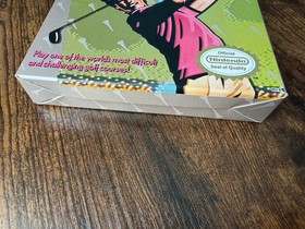 oval seal Golf: Challenge Pebble Beach complete in box nintendo nes factory MINT