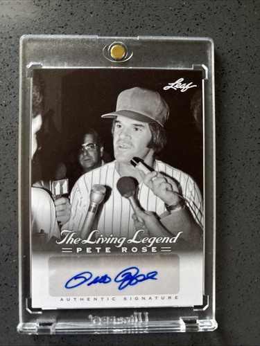 Pete Rose 2012 Leaf Living Legend Auto Autograph AU-27