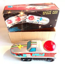 Space Car Apollo Battery Operated Rare New in Box NOS Made in Taiwan LD-603