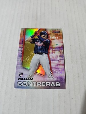 2021 Bowmans Best Gold Refractor William Contreras # 61 #ed 23/50