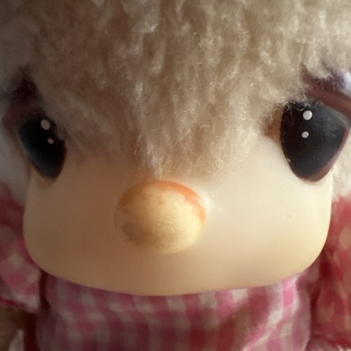 Vestido De Colección Russ Berrie Felicia Felpa Chupar Dedos Años 70 Oso de Peluche Rosa Guinga - Imagen 17 de 17
