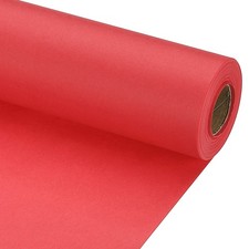 Wrapping Paper, 20" x 600"(49') 70 GSM Craft Paper Packing Paper Bright Red