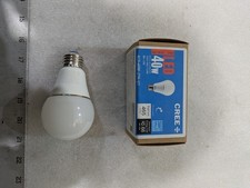 Cree A19-40W-27K-U1 Soft White LED Bulb 40W Replacement 5.5W 2700K 465 Lm