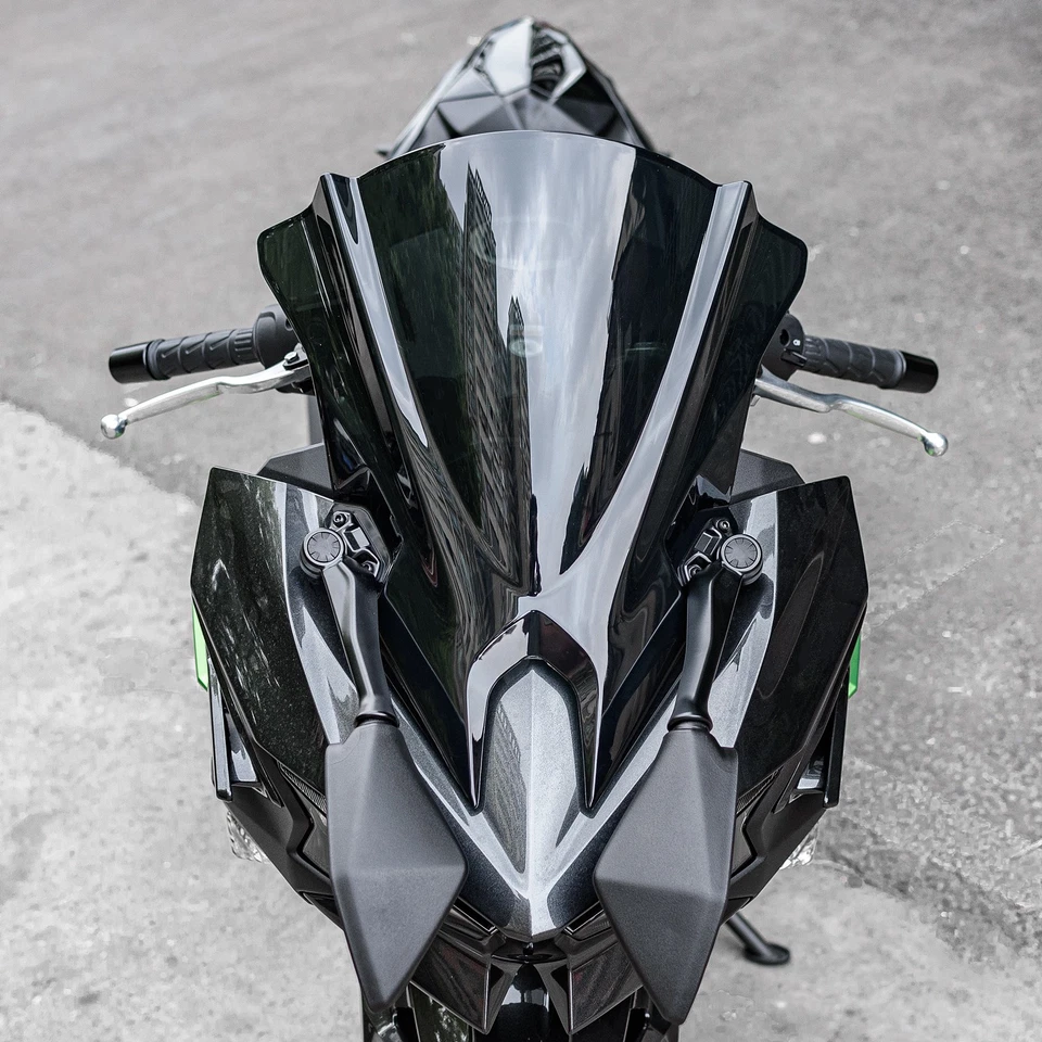 WOLFLINE Motorcycle Aerodynamics Windshield For Kawasaki Ninja 500 2024-2025 Foto 3 de 4