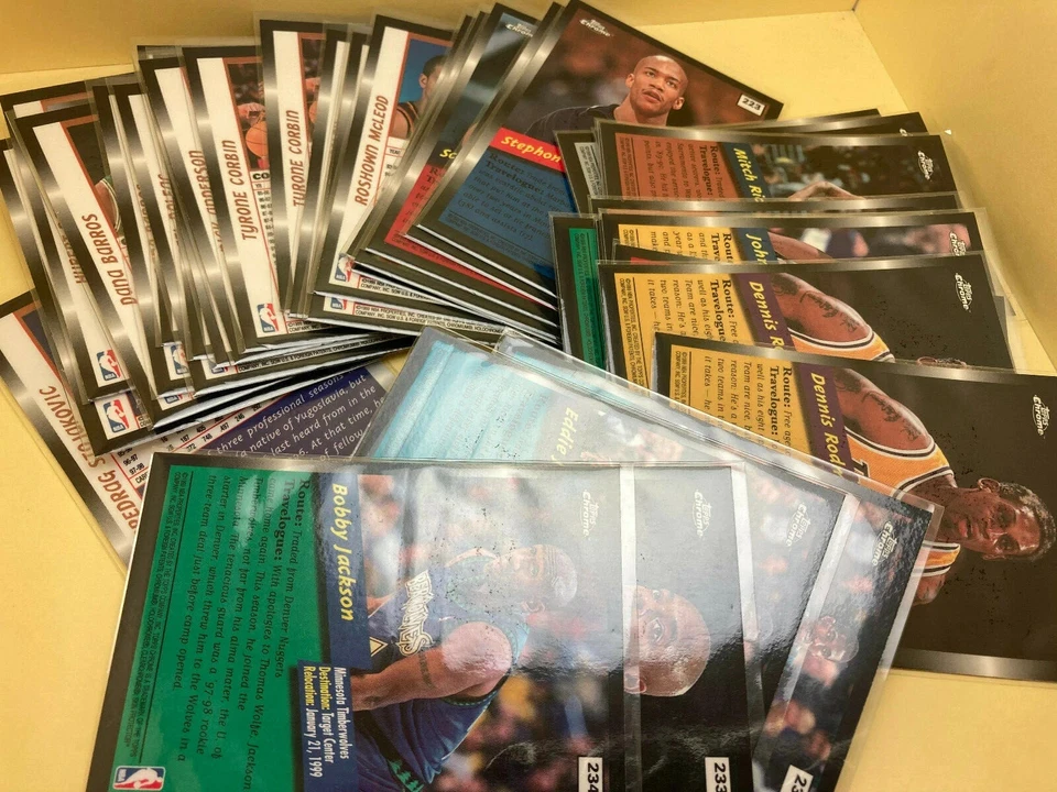 1998-99 Topps Chrome NBA basketball Card ($2 Minimum Order Required) - Image 3 of 3