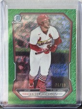 2026 Bowman Chrome Rainiel Rodriguez /99 Green Shimmer #BCP-64 STL Cardinals