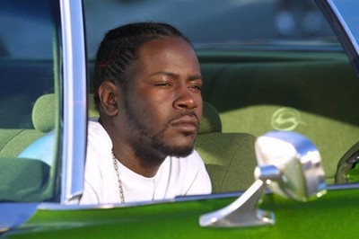 Trick Daddy on set while filming his new video for 'I'm a Thug' in- Old Photo 6