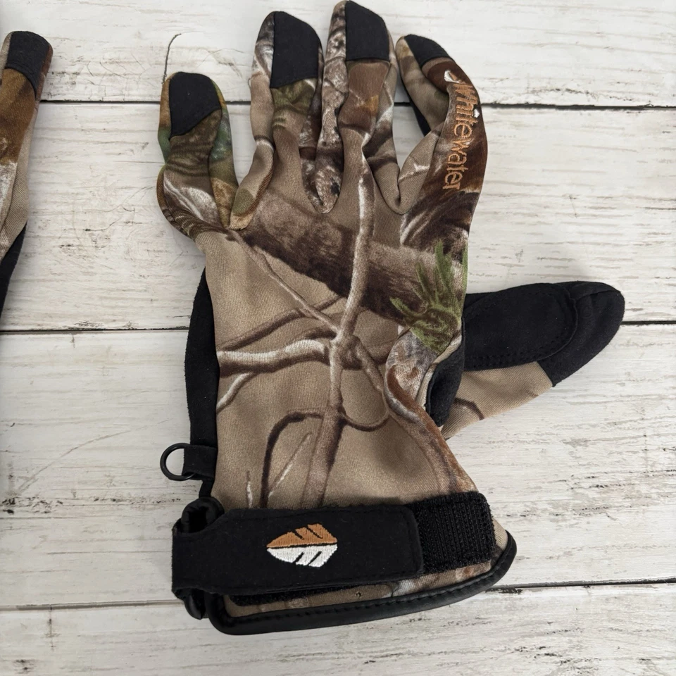 White Water Gloves XL Camo Outdoors Fishing Camping Hunting Realtree - Image 4 of 4