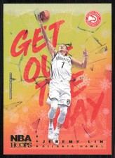 2018 HOOPS WINTER JEREMY LIN GOW-18 MINT GET OUT THE WAY ATLANTA HAWKS