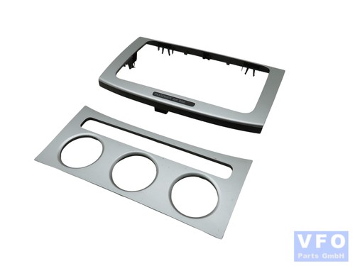 Dekor Radio mattchrom original VW Passat 3C B6 Blende Klimabedienteil