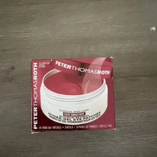 Peter Thomas Roth Even Smoother Glycolic Retinol Hydra-Gel Eye Patches 60 Ct NIB