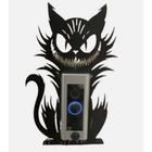 Cat-Themed Halloween Doorbell Cover – Fun Spooky Decor for Ring Doorbell Cameras