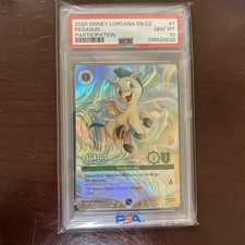 Psa 10 Disney Lorcana TCG Pegasus, Gift for Hercules Foil DLC Promo 1/C2
