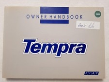FIAT TEMPRA Car Owners Handbook JAN 1993 #603.06.497 1ST ED