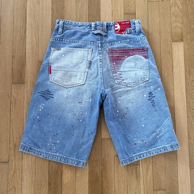 Vintage Pepe Jeans Jorts Mens 32 Baggy Denim Cargo Shorts Y2K Streetwear Blue - Image 1 of 4