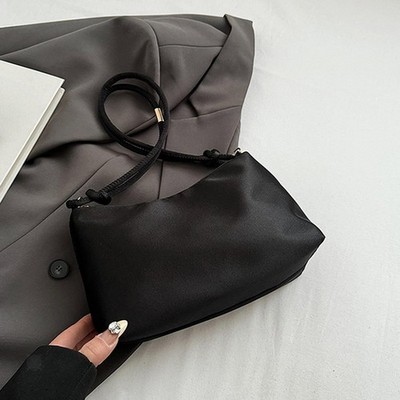 Damen Schultertasche Mode Vielseitig Reißverschluss Beuteltasche für Dating Urlaub