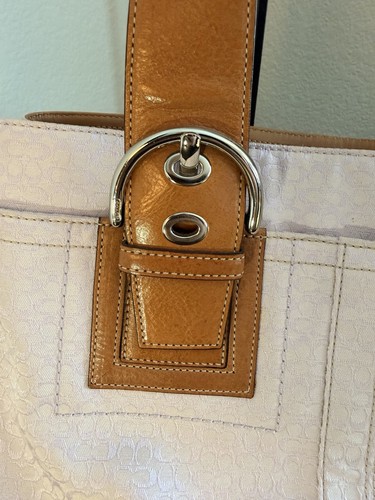 バッグ COACH Soho Signature Buckle Tote Bag Vintage Coach Soho