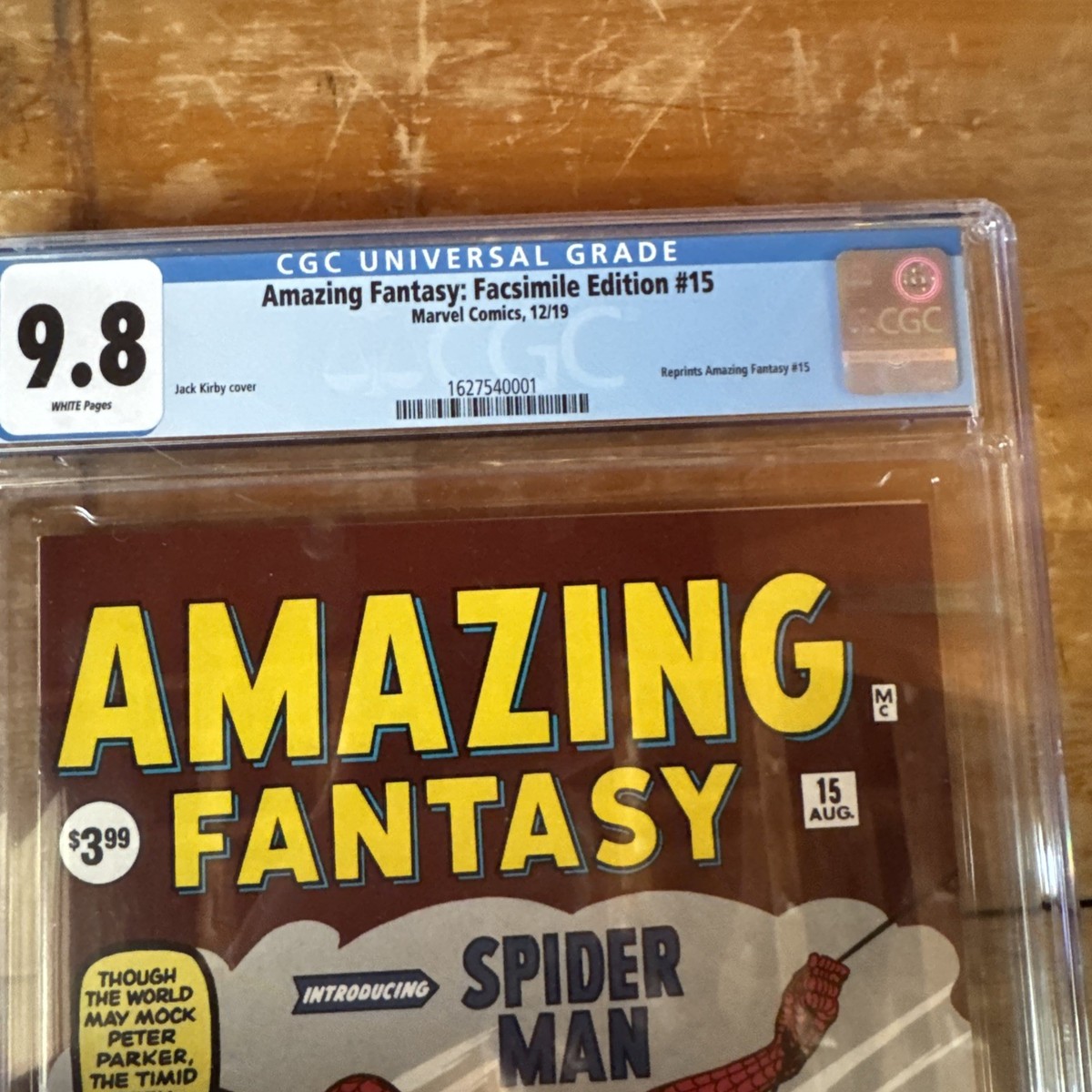 Amazing Fantasy #15 Cgc 9.8 Facsimile Edition Reprint NICE 1st