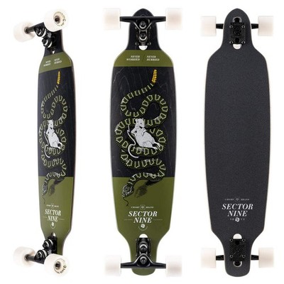 Sector 9 Fractal Rattler 9 x 36 Complete Drop Thru Longboard