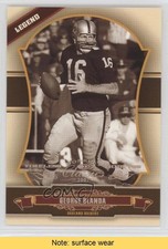 2007 Donruss Classics Legend Timeless Tributes Bronze George Blanda HOF READ 2r7