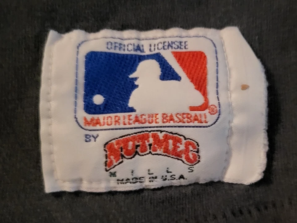 Camiseta De Colección 1990 Chicago White Sox Nuez moscada MLB Negra Plata Talla XL Foto 3 de 4